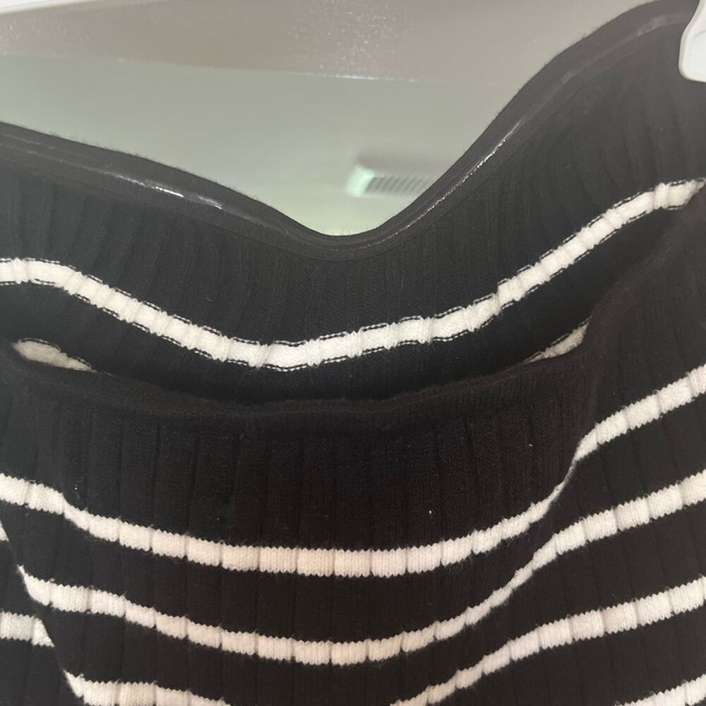 Universal Thread Black and White Strapless Dress - Picture 8 of 8